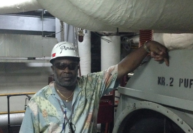 sheet metal worker Wayne Person as director of operations after 44 years of dedicated service in ship repair