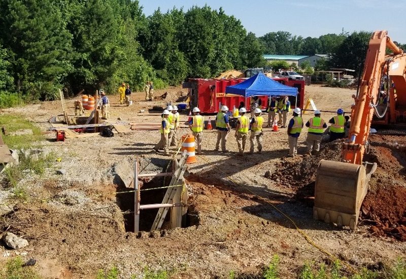 A construction site