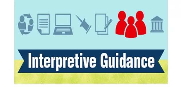 Interpretive guidance