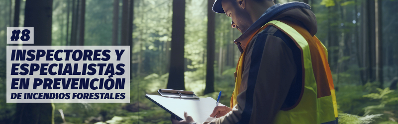 #8: Inspectores y especialistas en prevención de incendios forestales