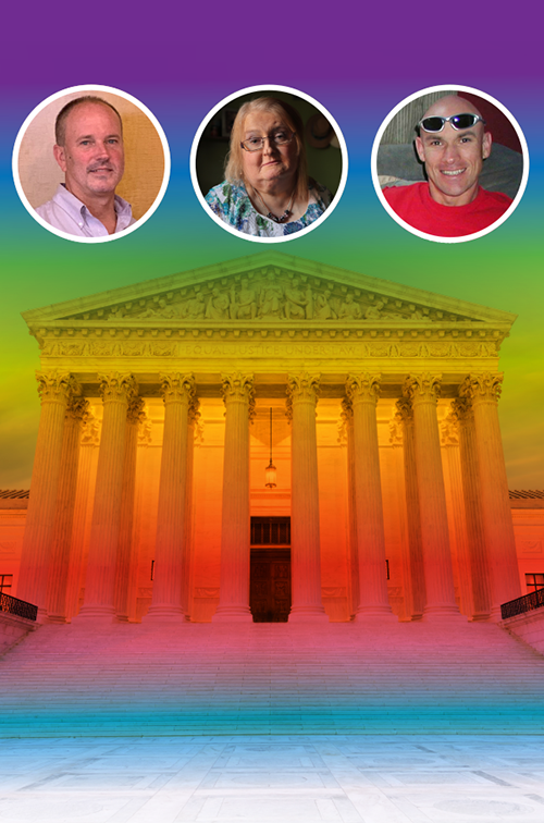 Gerald Bostock,  Donald Zarda, and Aimee Stephens