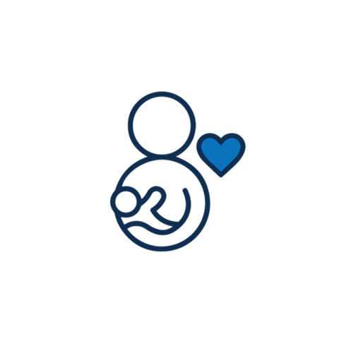 Childbirth and adoption icon.